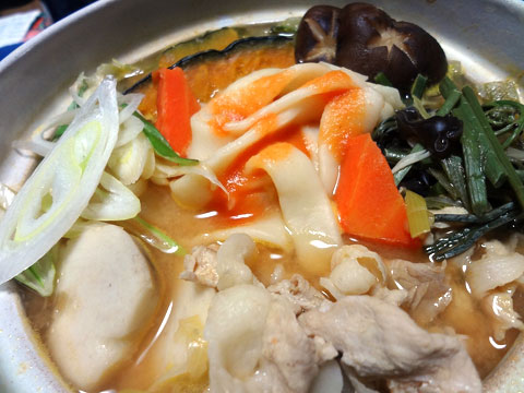 野菜ジュースのほうとう