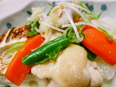 鶏肉と大根の甘酒煮